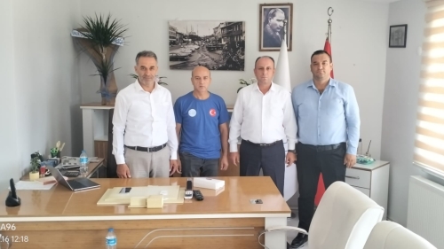 YESEVİ HAREKETİ DERNEĞİ’NDEN ETUS BAŞKANINA HAYIRLI OLSUN ZİYARETİ